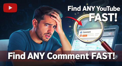 how to find comments on youtube