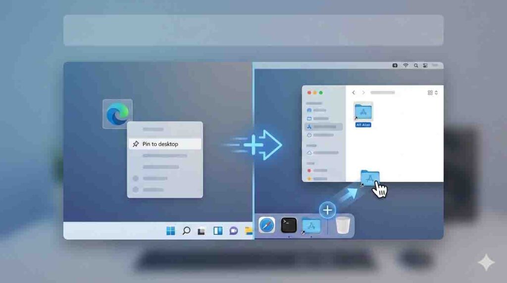 how to add apps to destop