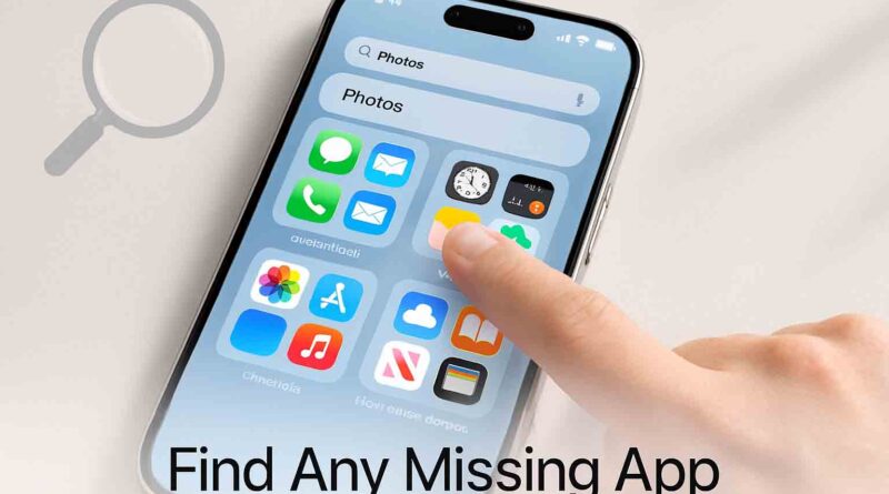 how to unhide an app on iphone