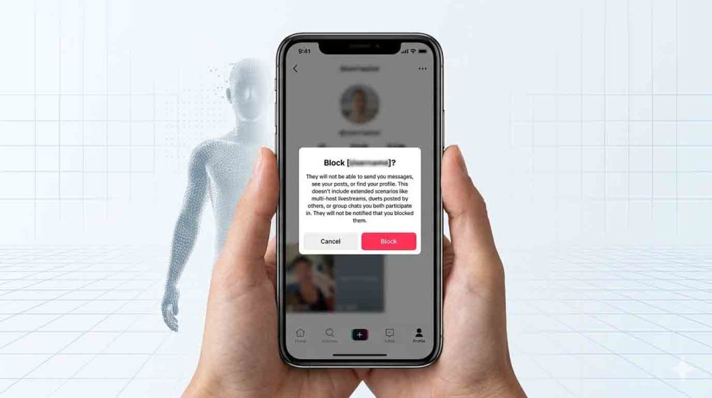how to block someone on tiktok