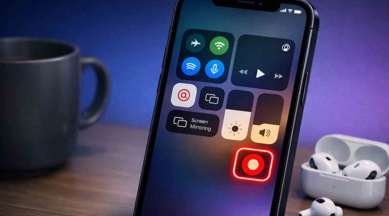how to screen record on iphone