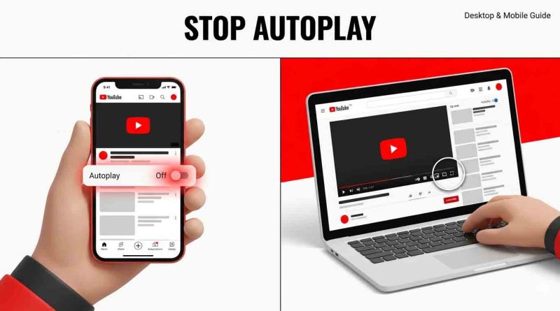 how to stop autoplay on YouTube