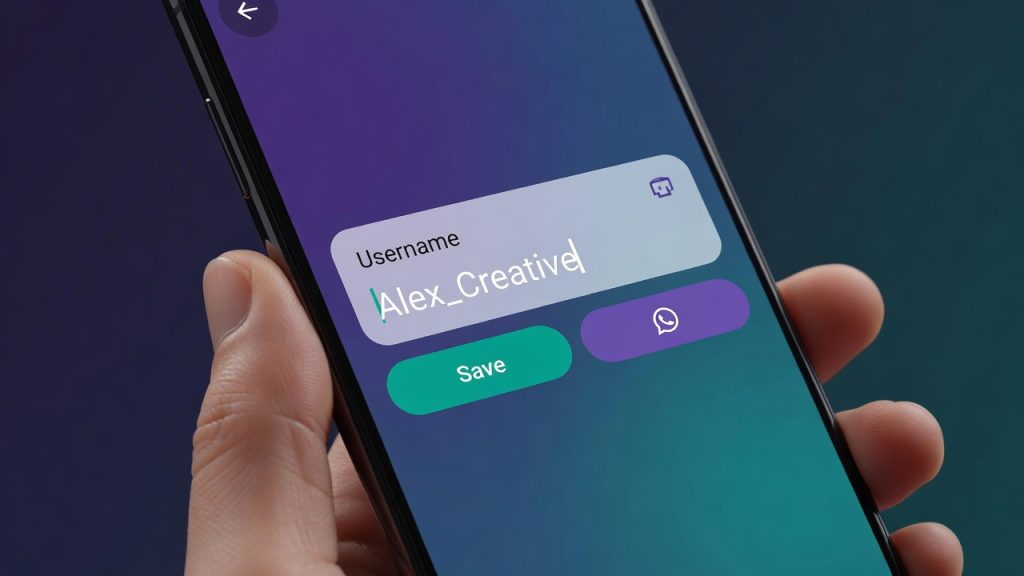 how to create username in WhatsApp