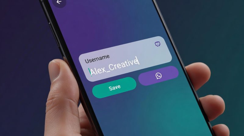 how to create username in WhatsApp